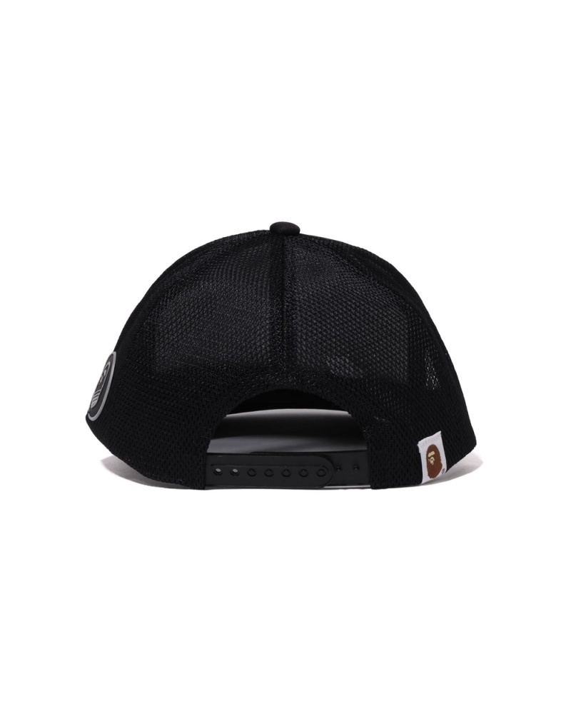 Chapeaux Bape Racer Mesh Noir Homme | OII-74975741